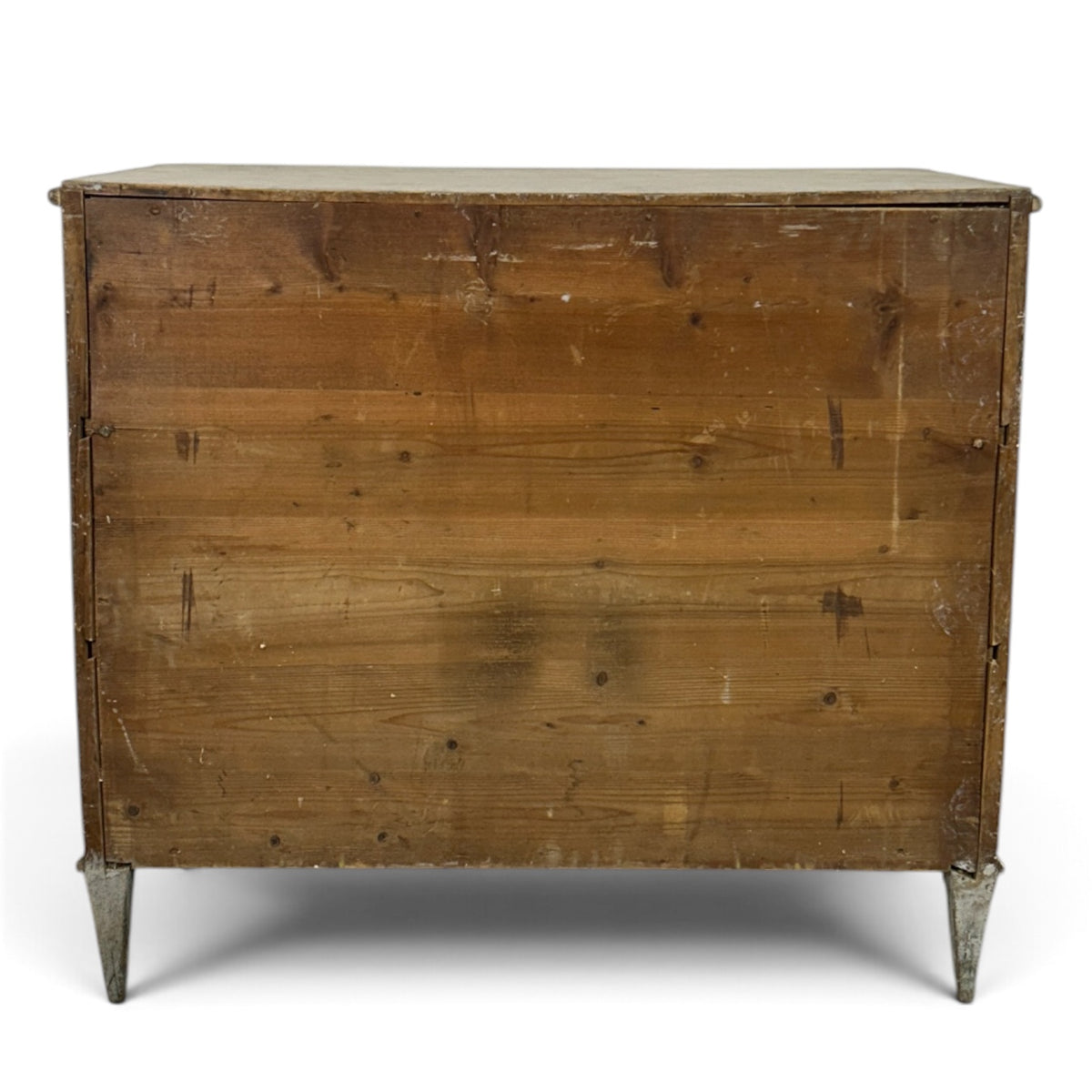 Gustavian Style Chest of Drawers in a Light Grey Finish