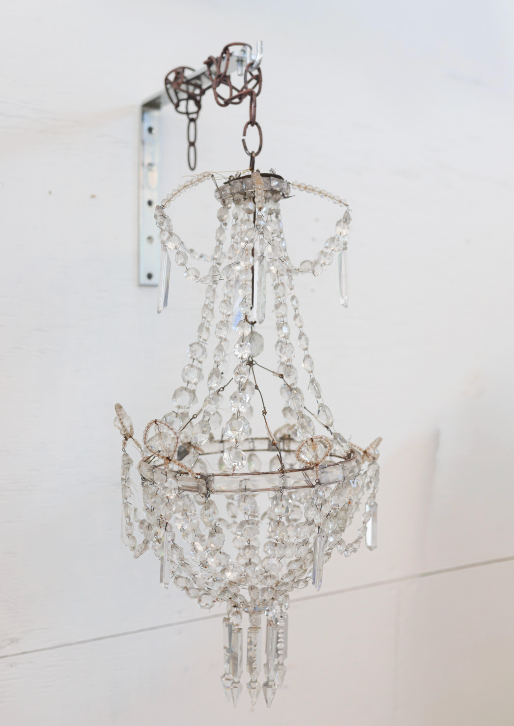 19th c. Elevator Chandelier from Paris