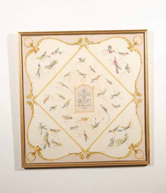 Vintage Hermès Hummingbird Scarf