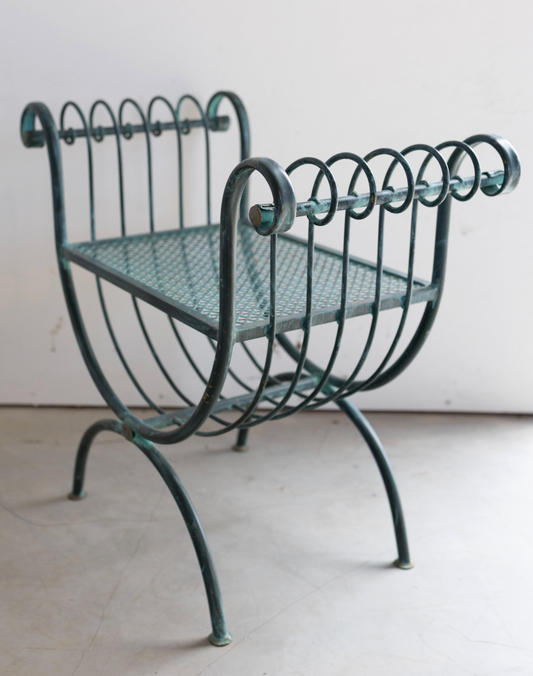 Green Garden Stool