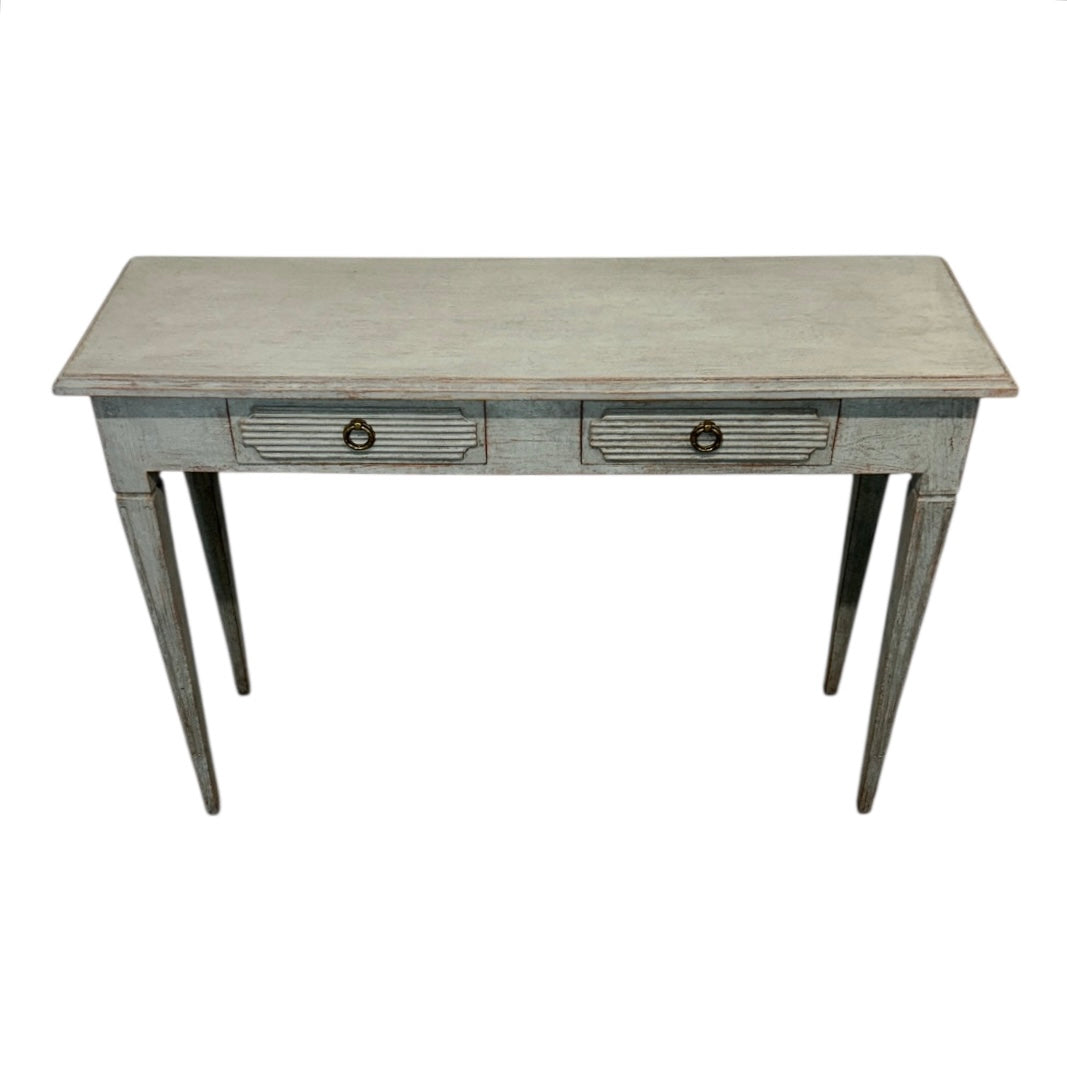 Pair of 19th C. Swedish Consoles with Two Drawers