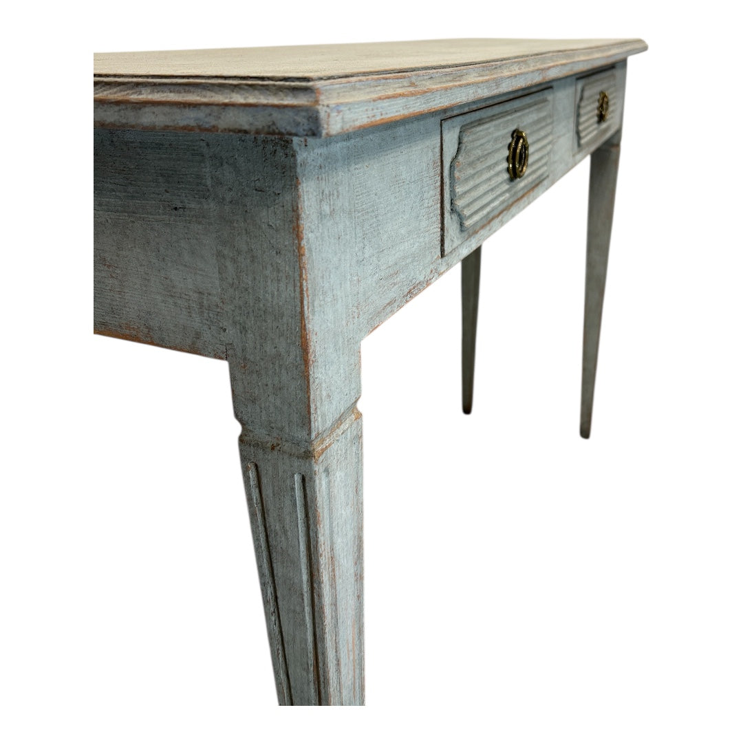 Pair of 19th C. Swedish Consoles with Two Drawers