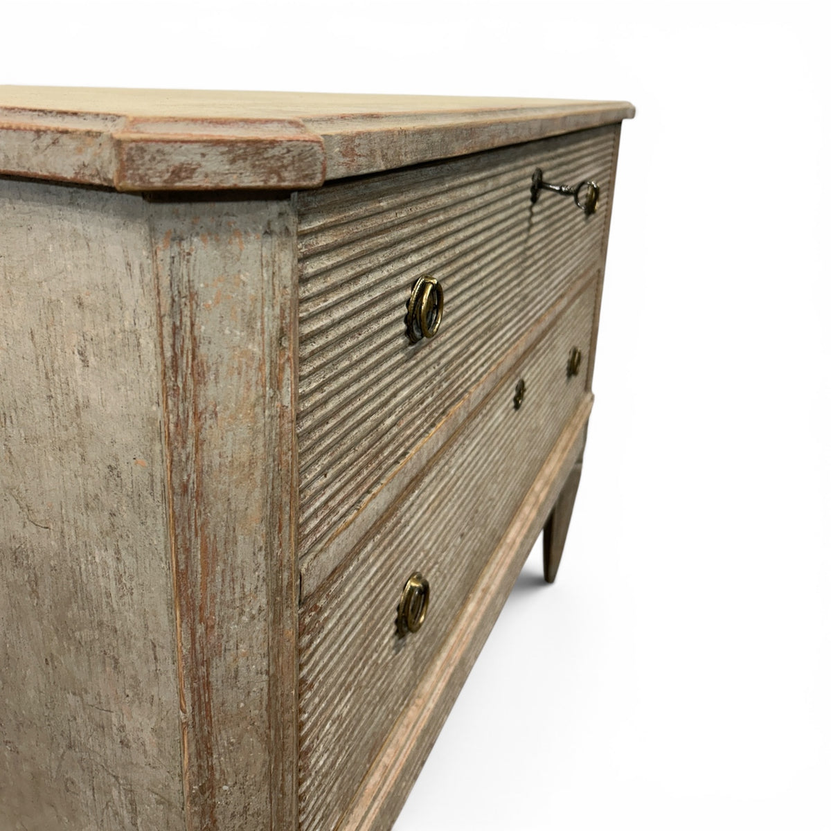 Pair of 19th C. Gustavian-Style Chests of Drawers