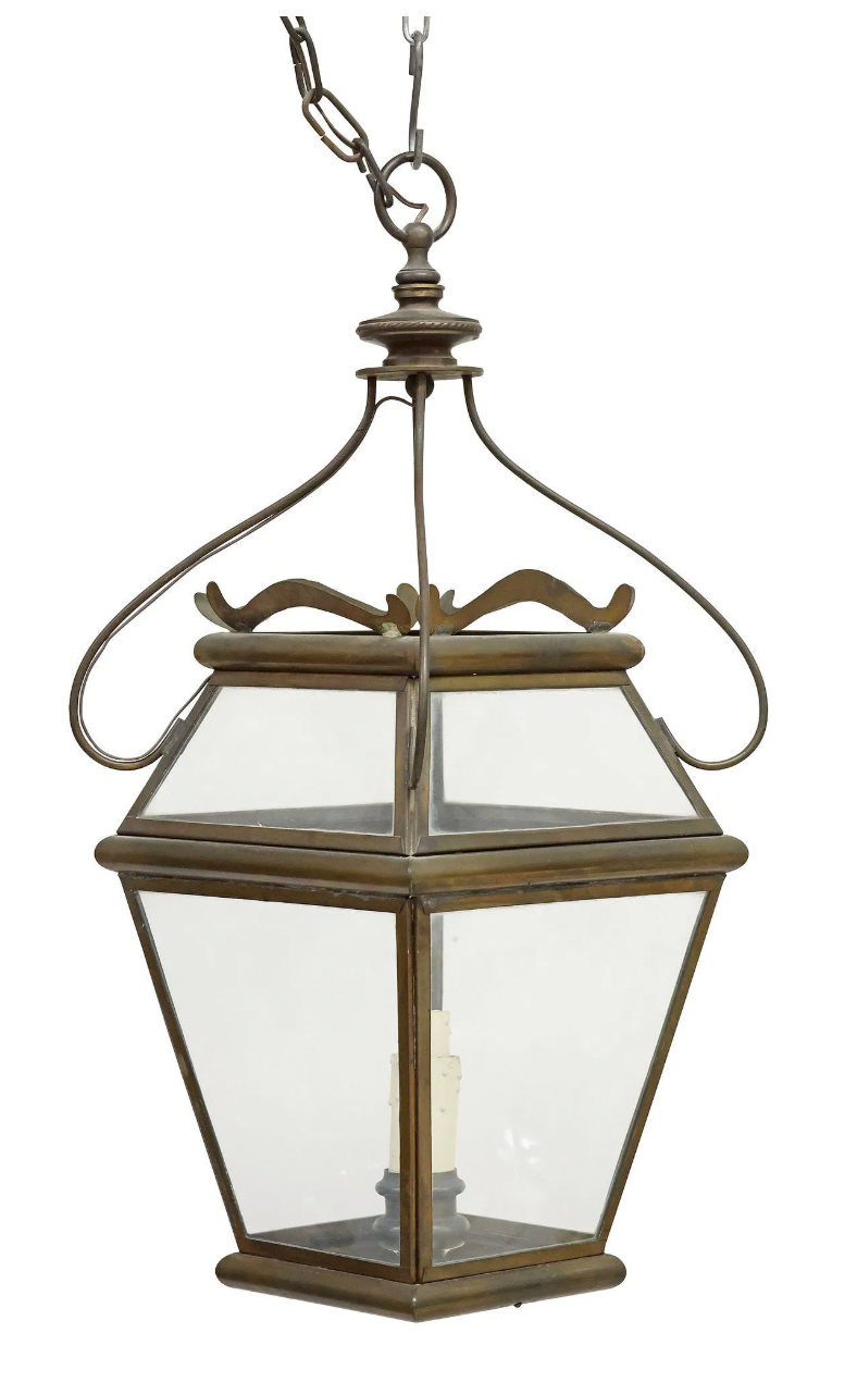 Vintage Italian Brass Lantern