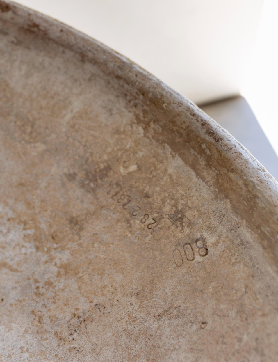 Pair of Willy Guhl Mid-Century Modern Concrete Saucer Planters