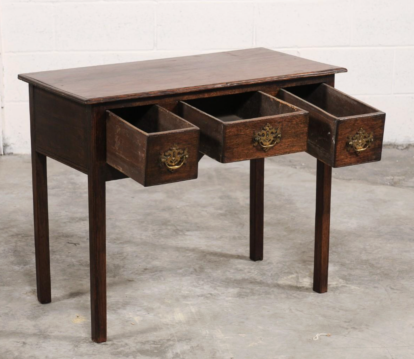 18th C. English Oak Lowboy
