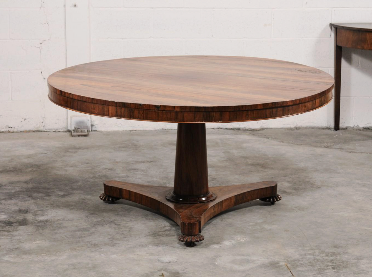 18th C. Round Center Table from England