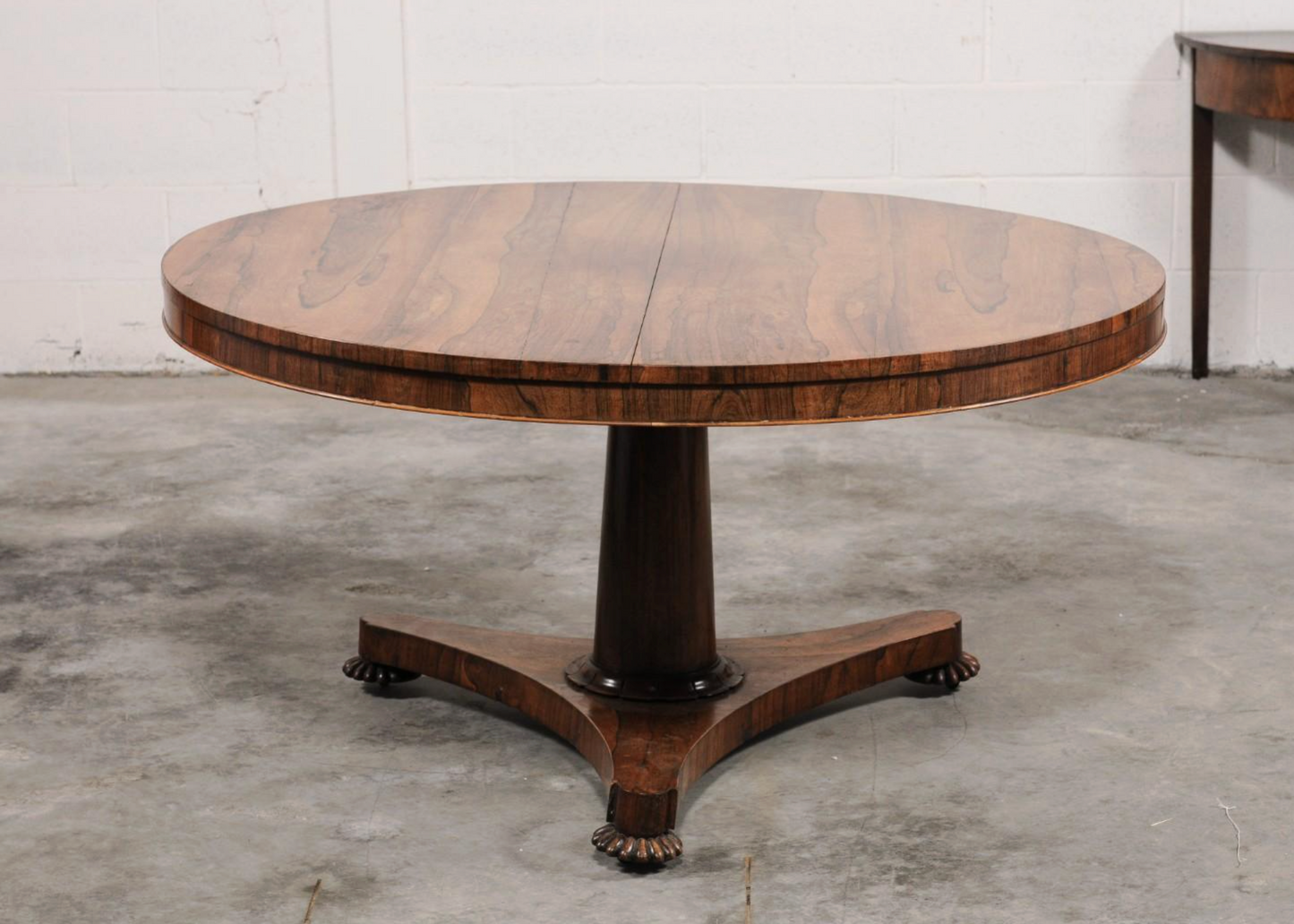 18th C. Round Center Table from England