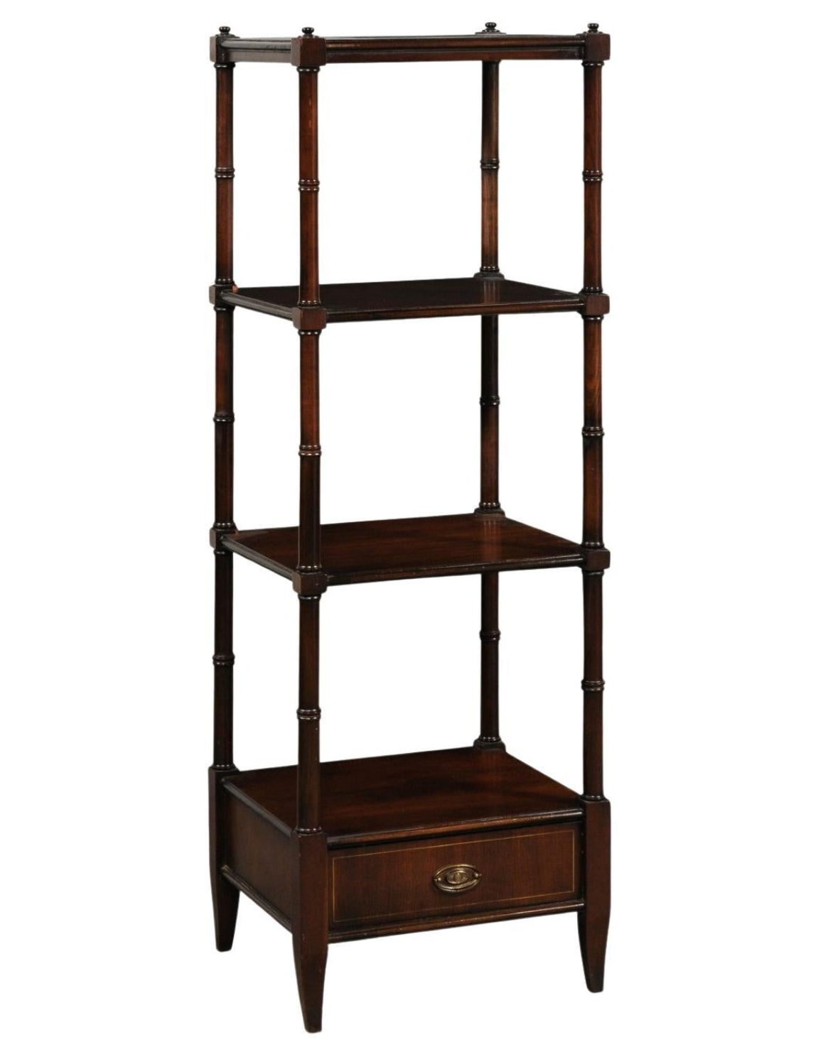 Mahogany English Étagère