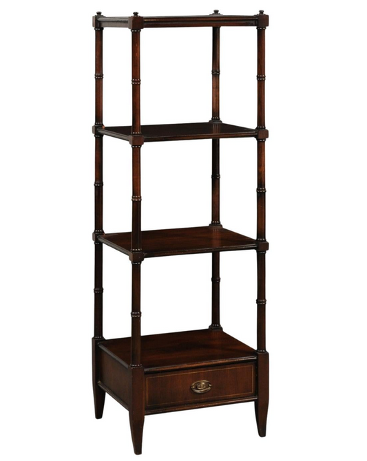 Mahogany English Étagère