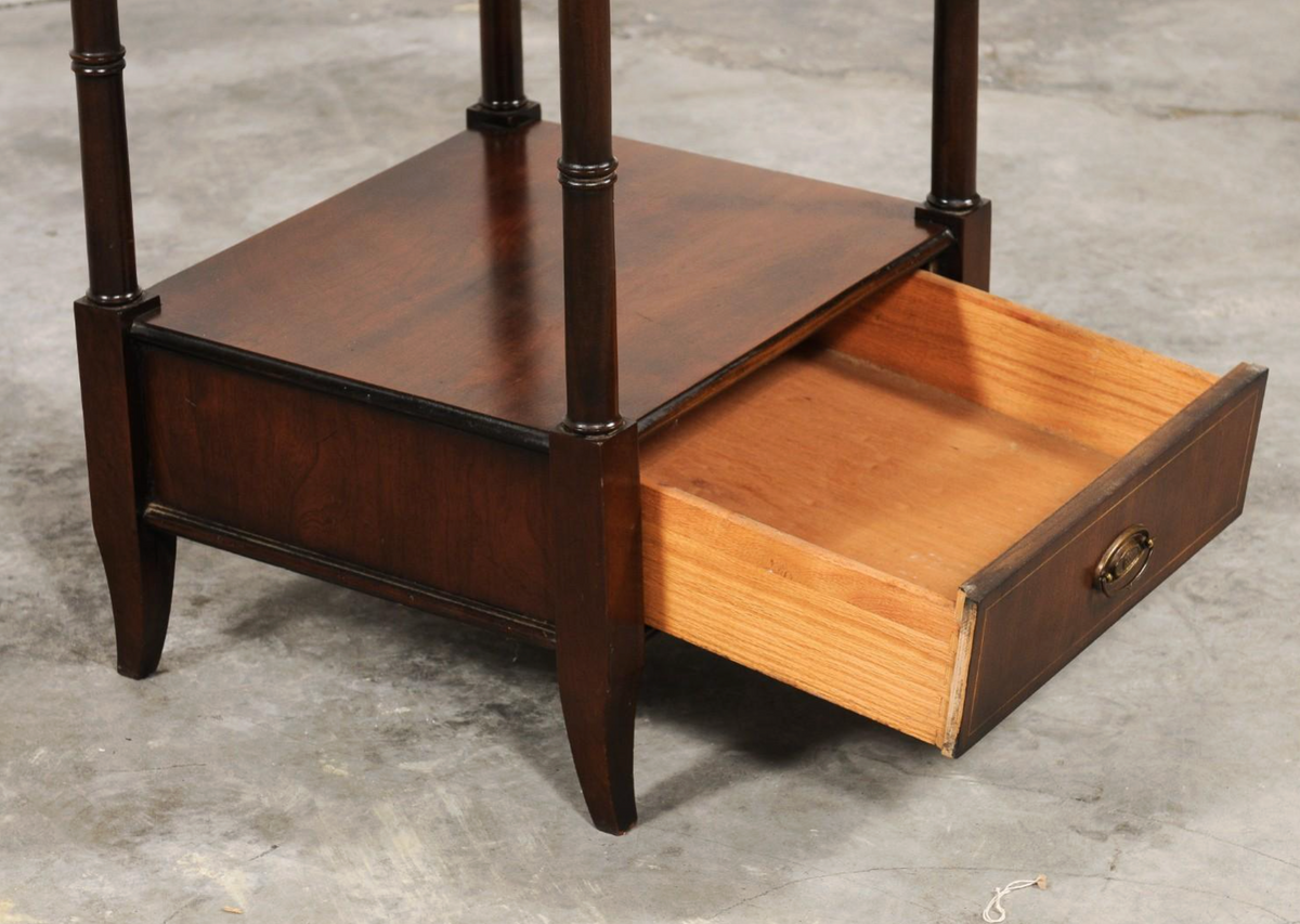 Mahogany English Étagère
