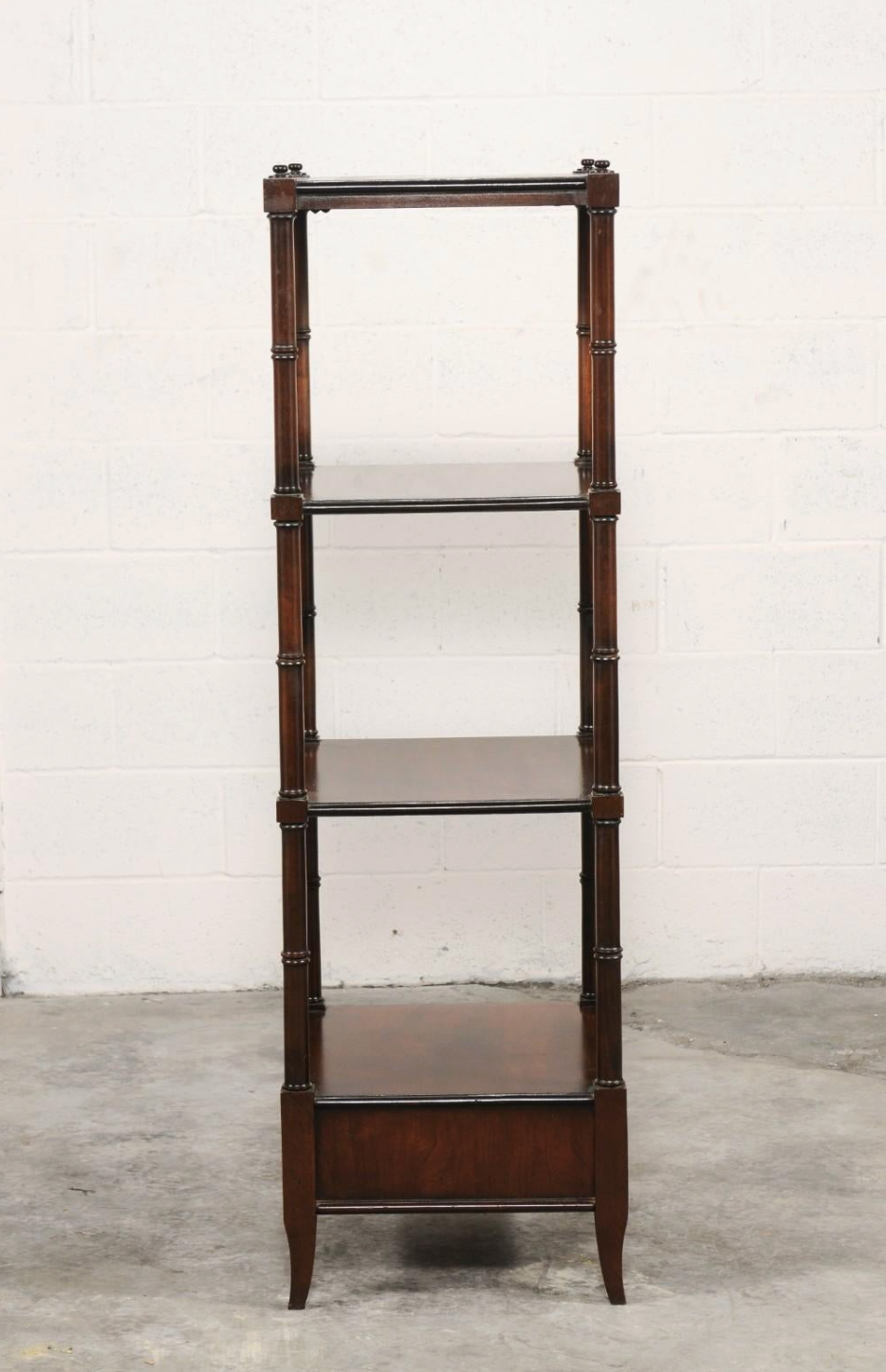 Mahogany English Étagère