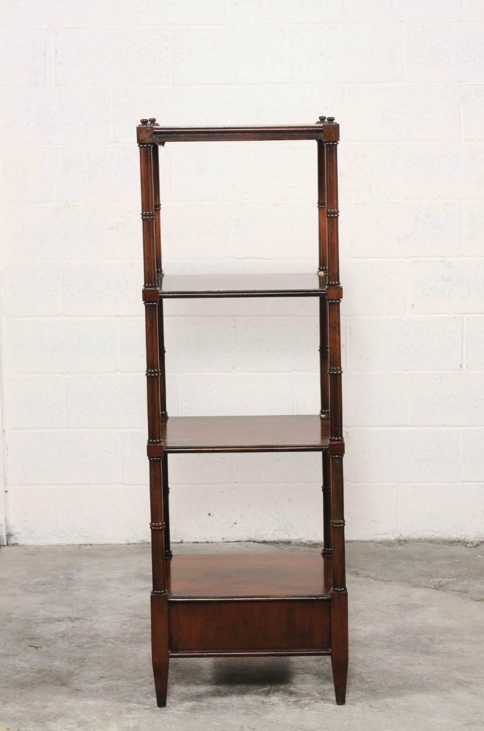 Mahogany English Étagère
