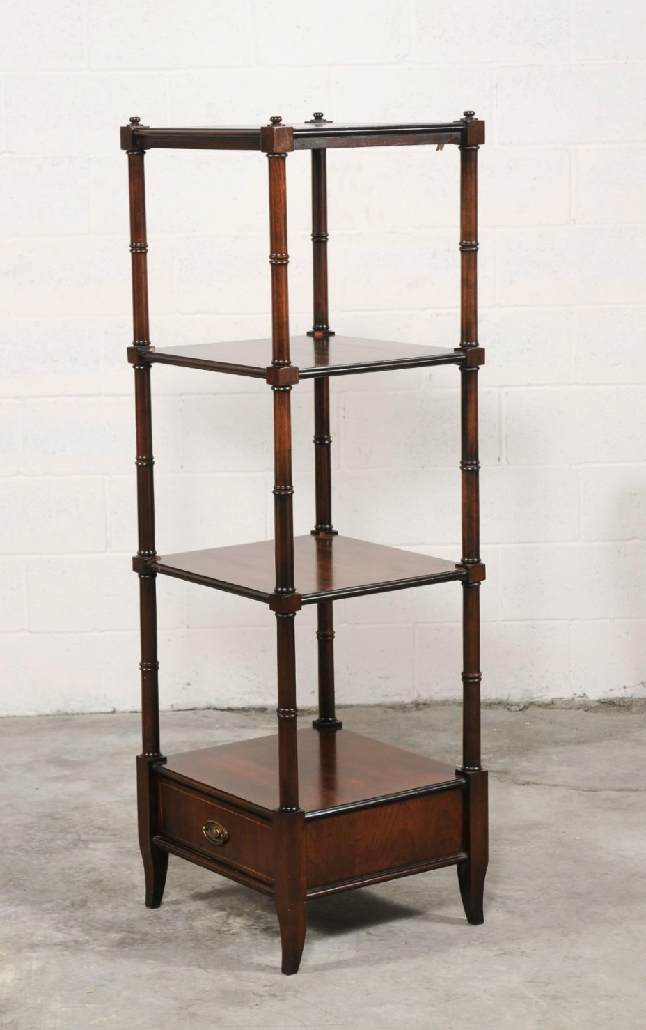 Mahogany English Étagère