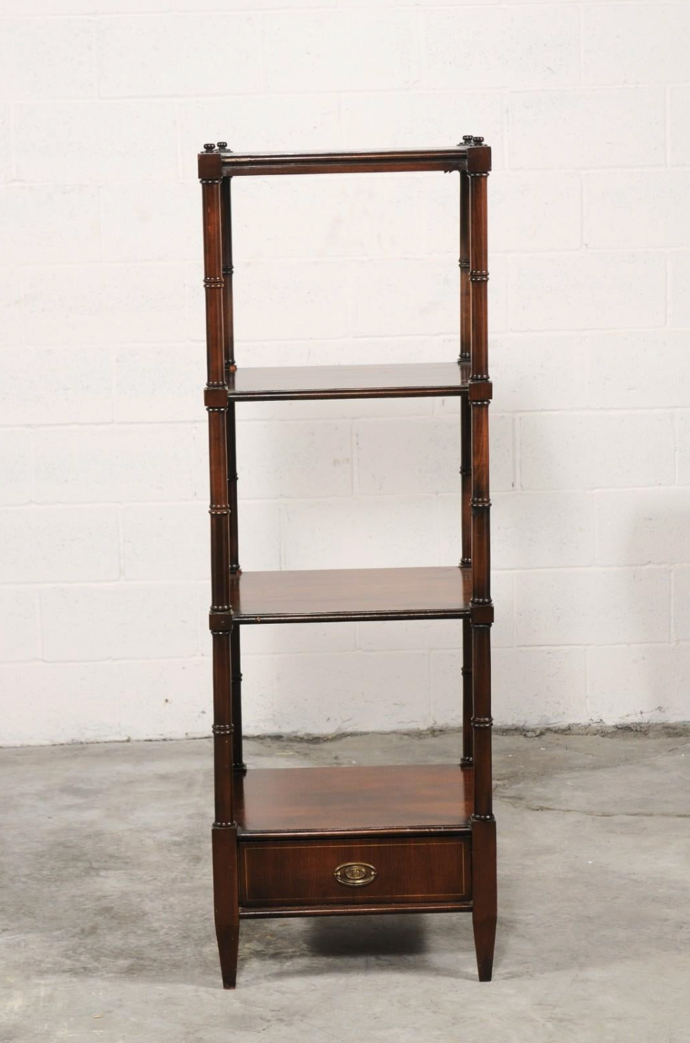 Mahogany English Étagère