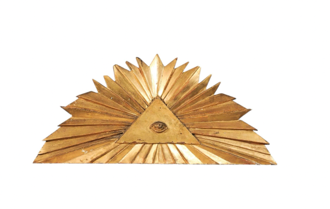 Antique French Gilded Evil Eye