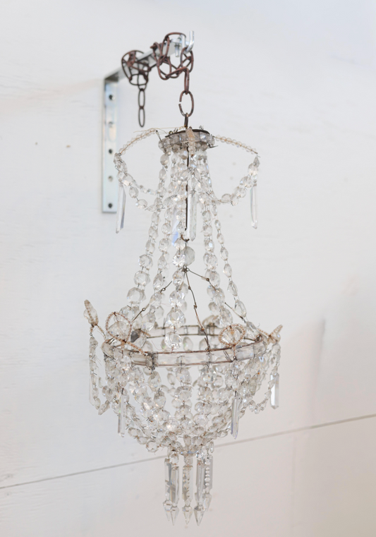 19th c. Elevator Chandelier from Paris