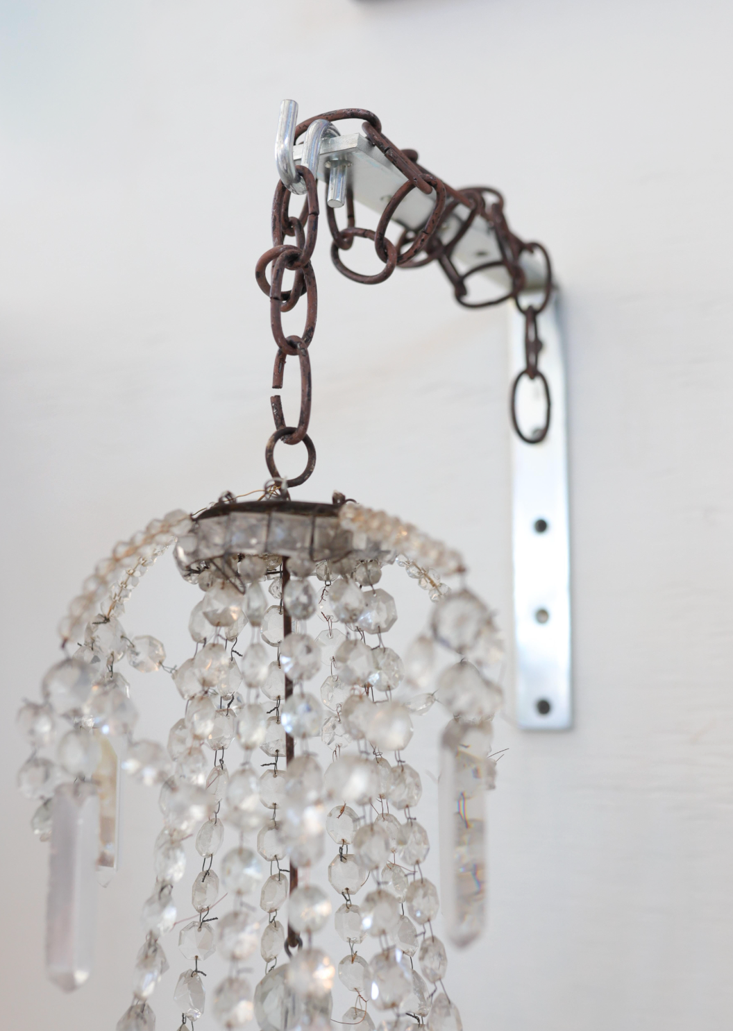 19th c. Elevator Chandelier from Paris