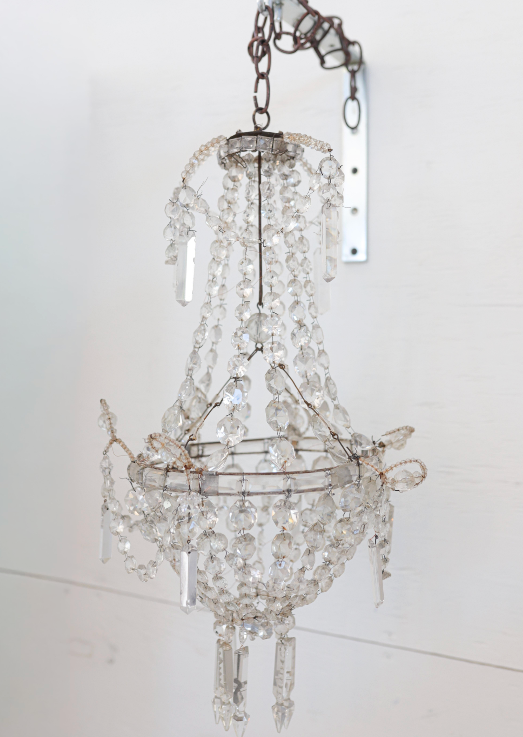 19th c. Elevator Chandelier from Paris