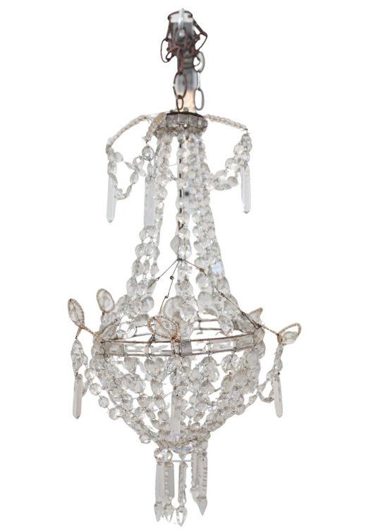 19th c. Elevator Chandelier from Paris