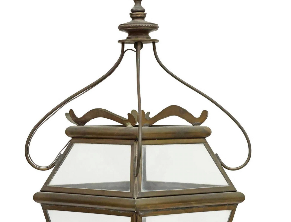 Vintage Italian Brass Lantern