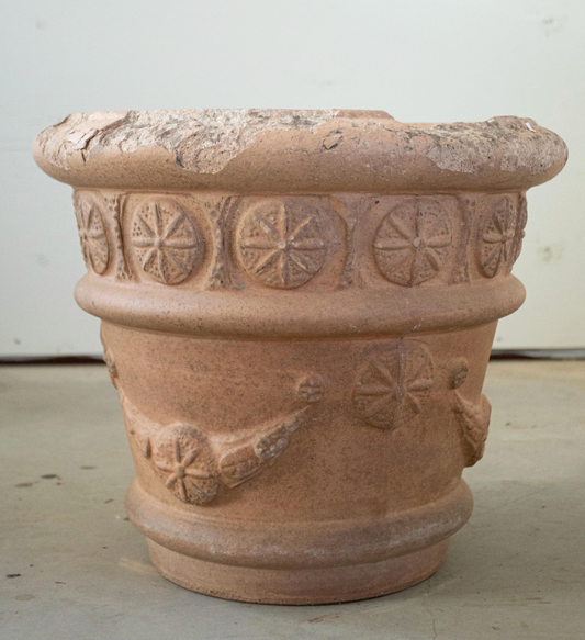 Pair of 19th c. French Terracotta Jardinieres