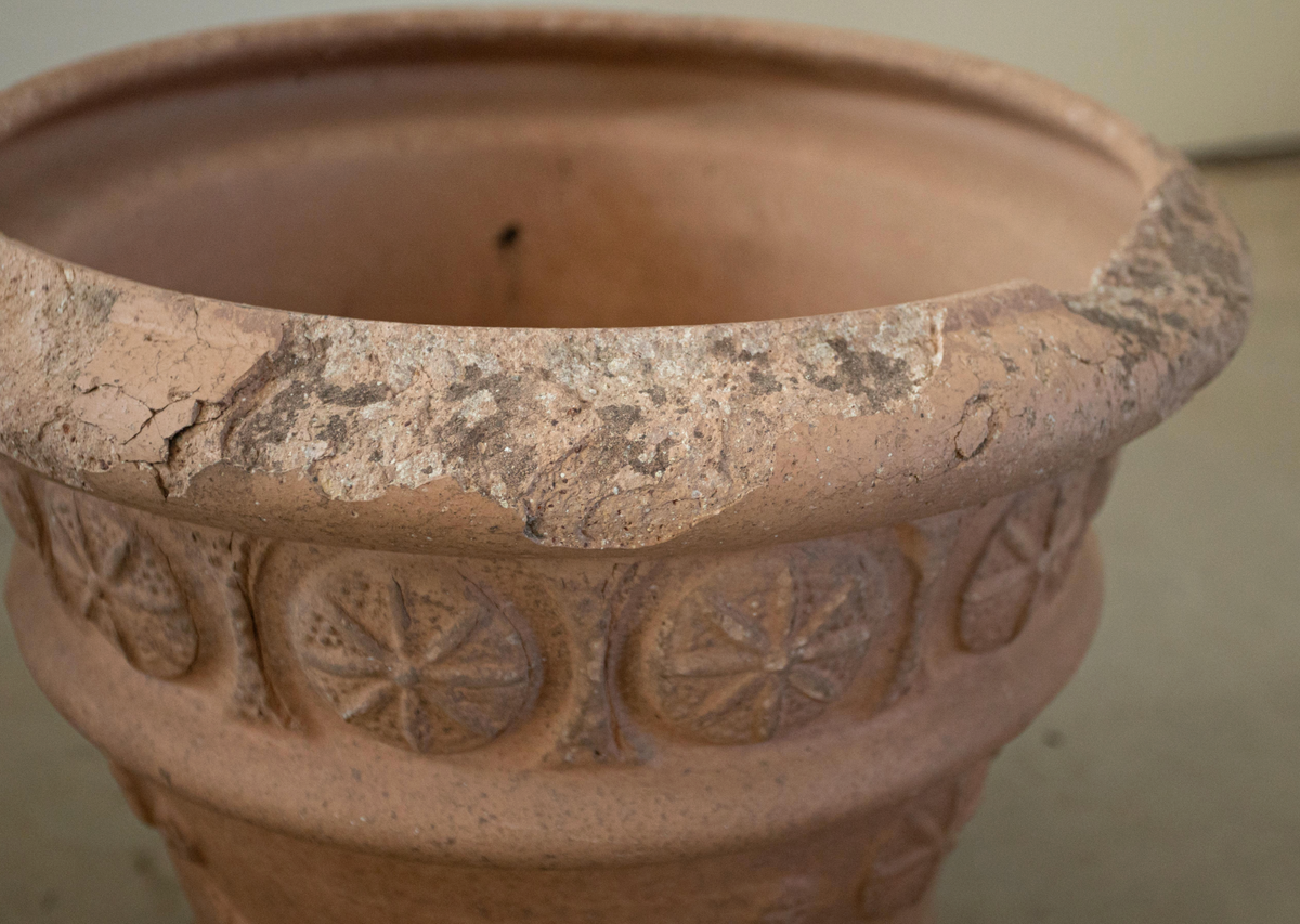 Pair of 19th c. French Terracotta Jardinieres