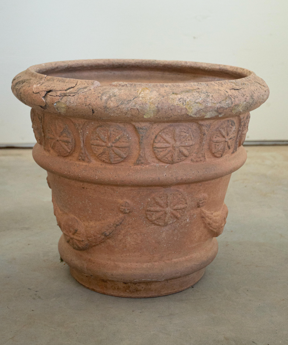 Pair of 19th c. French Terracotta Jardinieres