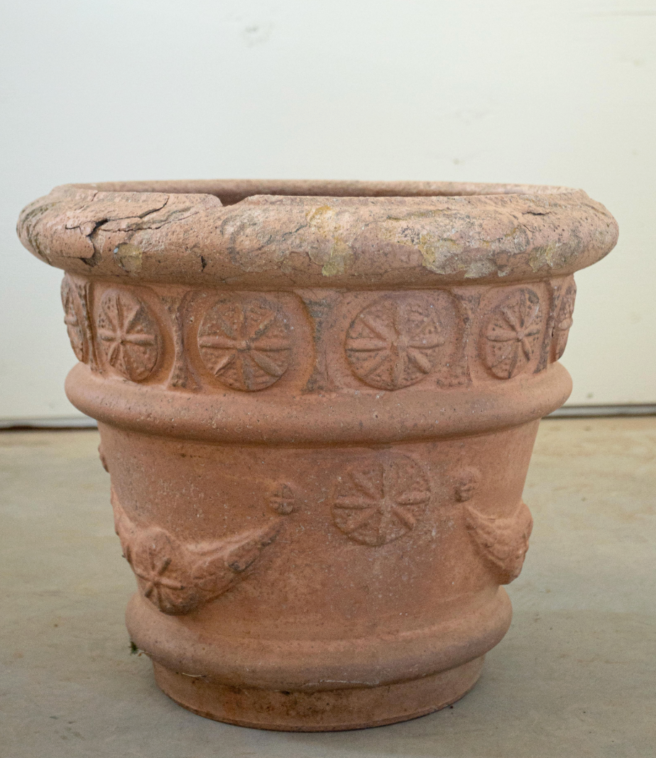 Pair of 19th c. French Terracotta Jardinieres