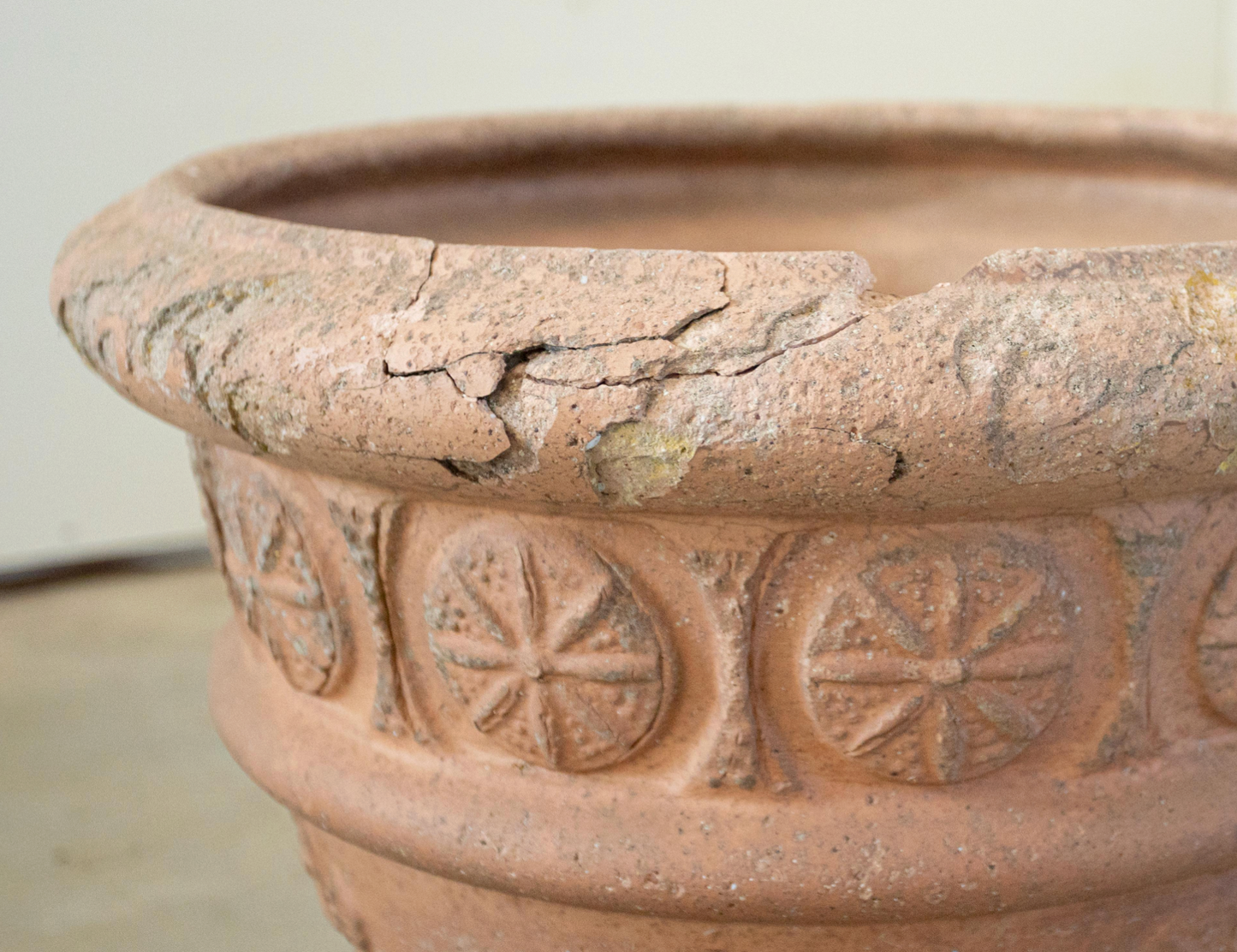 Pair of 19th c. French Terracotta Jardinieres