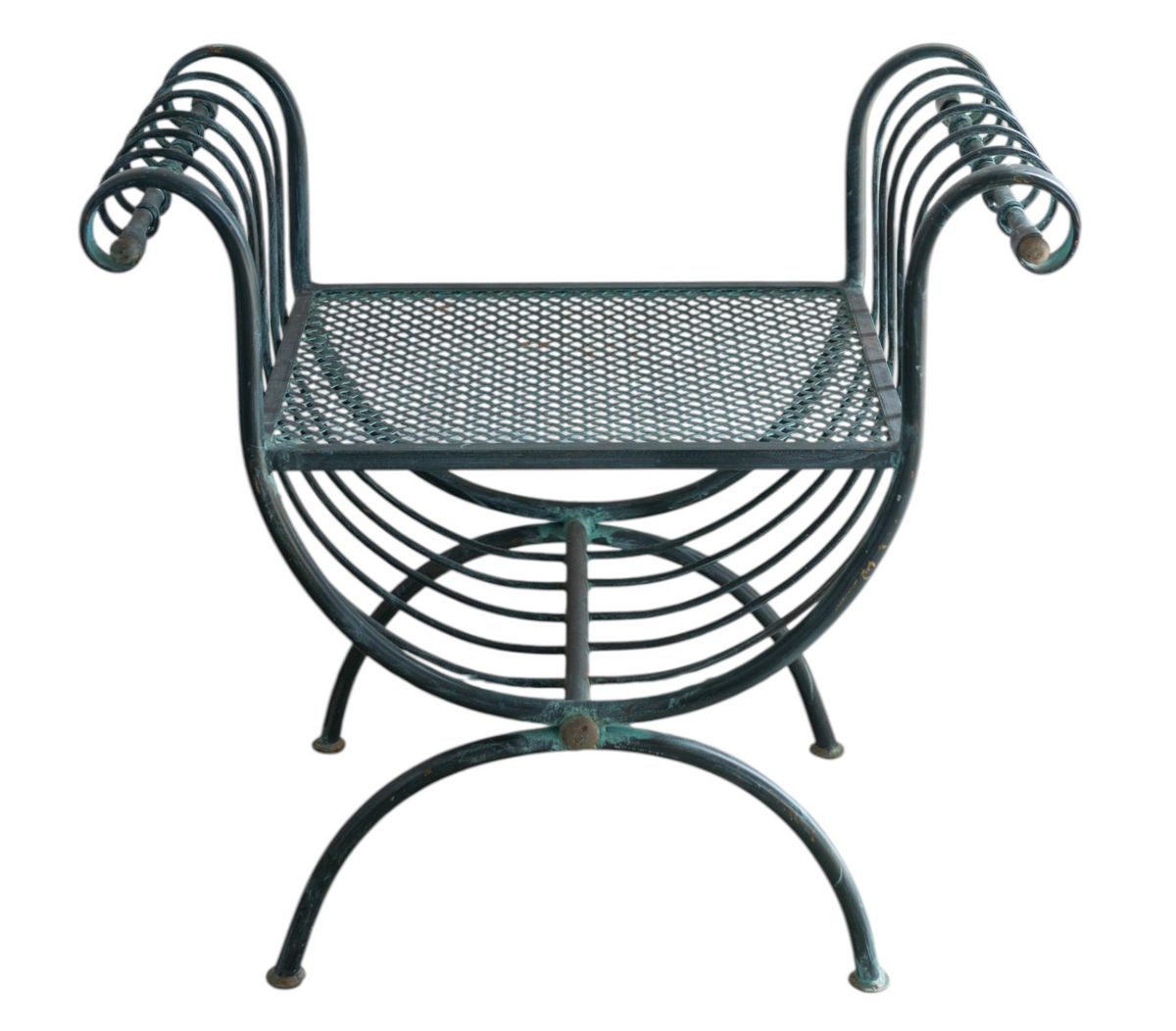Green Garden Stool