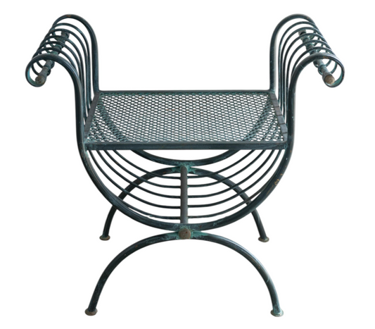Green Garden Stool