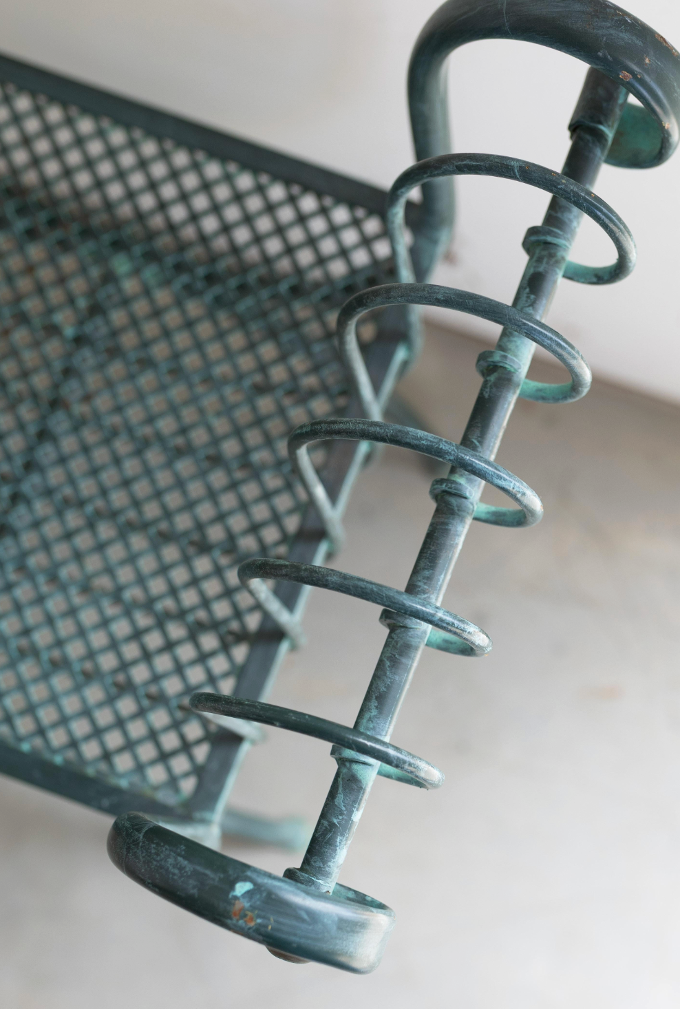Green Garden Stool
