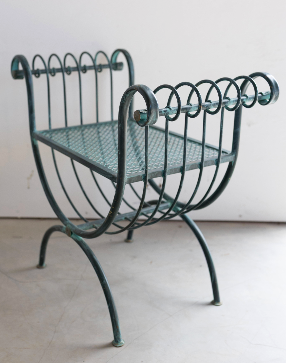 Green Garden Stool