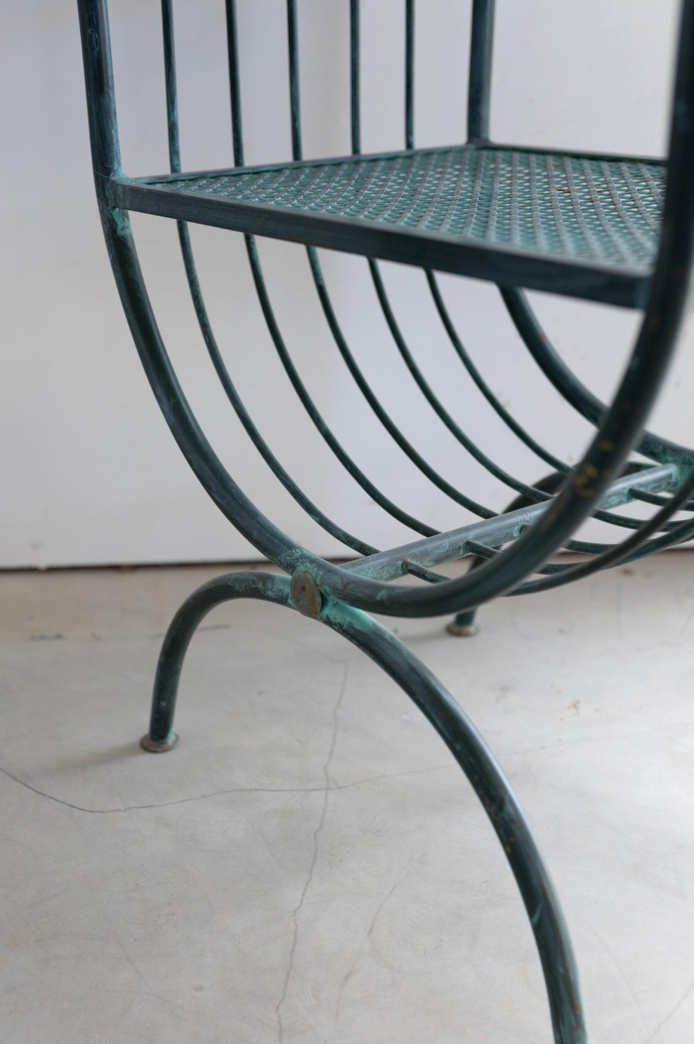 Green Garden Stool