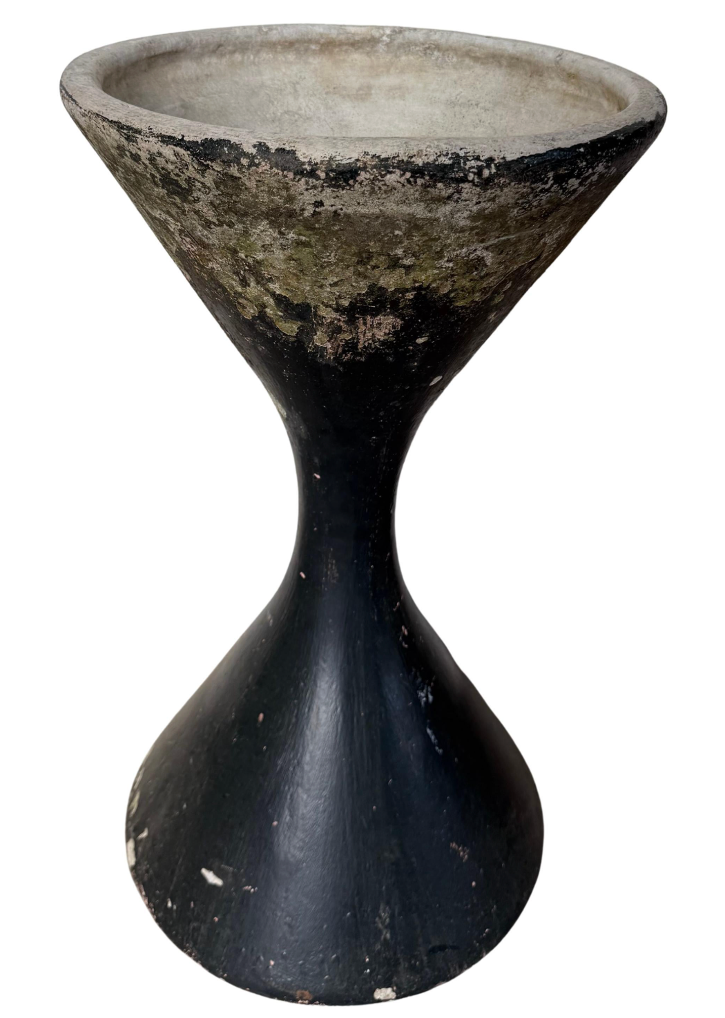 Black Painted Willy Guhl Diabolo Planter