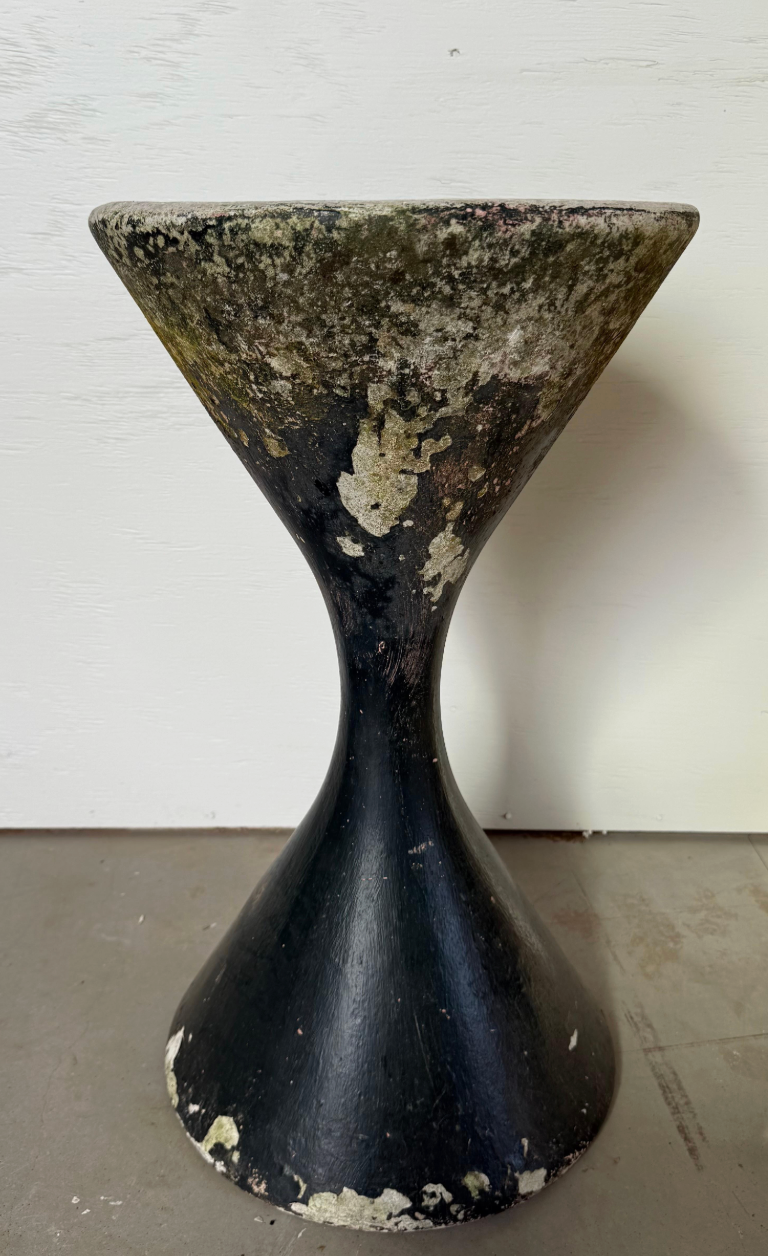 Black Painted Willy Guhl Diabolo Planter