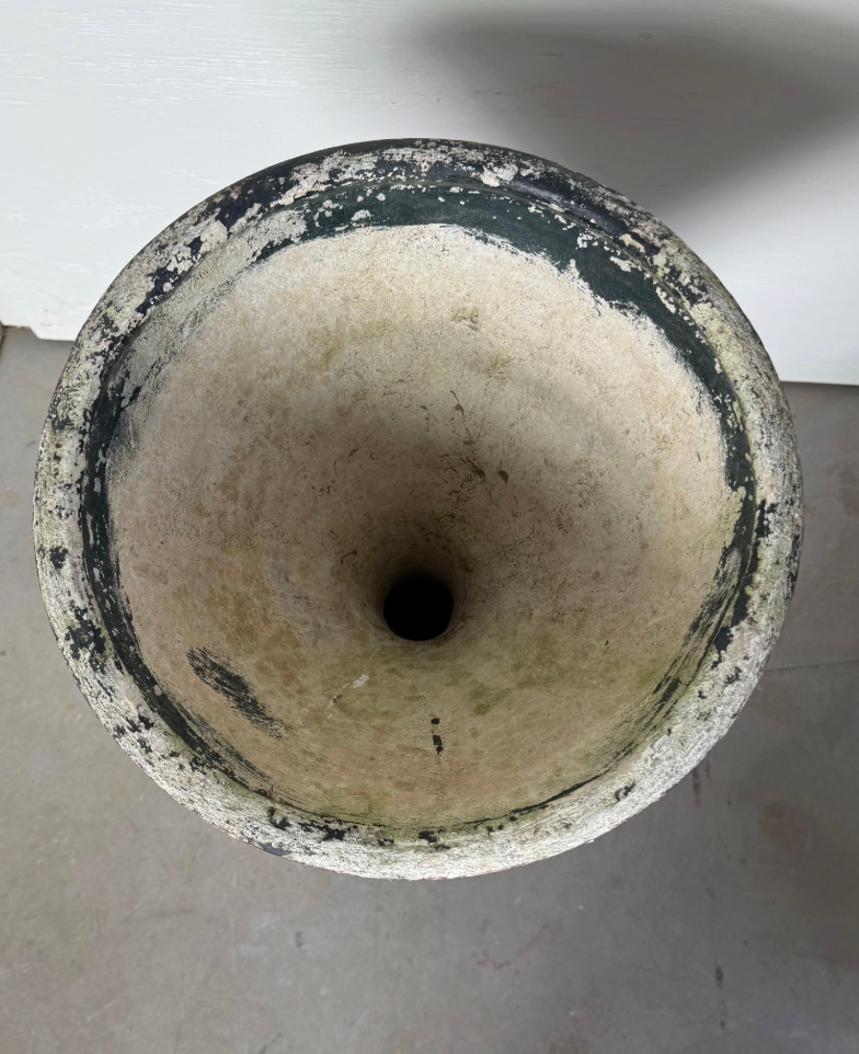 Black Painted Willy Guhl Diabolo Planter