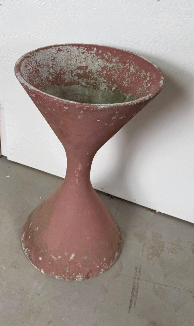 Terracotta Painted Willy Guhl Diabolo Planter
