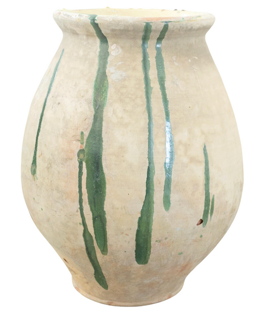 19th c. French Biot Olive Jar