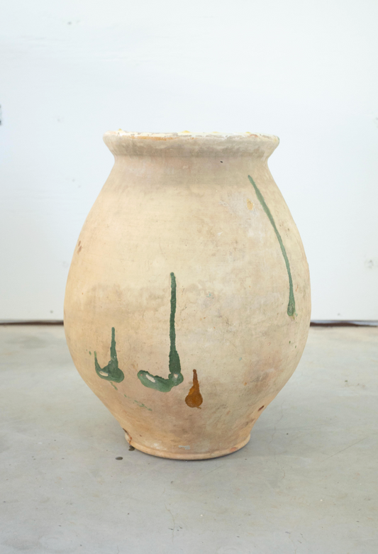 19th c. French Biot Olive Jar